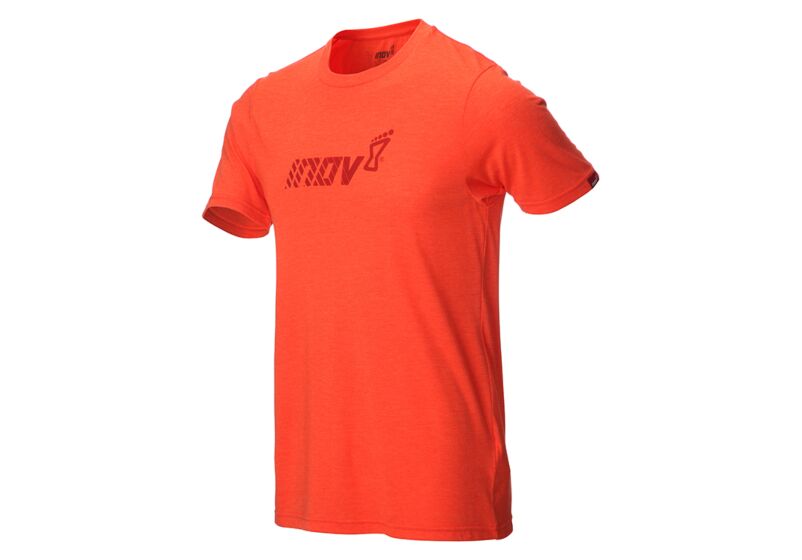 Inov-8 Tri Blend 'division' Men's T-Shirts Red UK 316582NYI